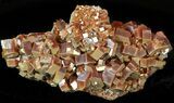 Pristine Red & Brown Vanadinite Crystals on Matrix - Morocco #42212-1